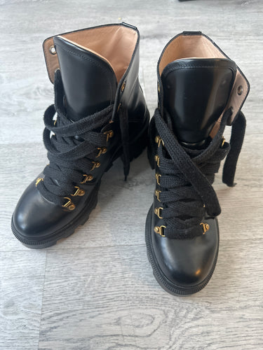 Gucci Sylvie Web Boots 8