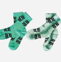 Load image into Gallery viewer, French Vanilla &quot;Tetris&quot; Kids Sport Socks.