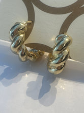 Load image into Gallery viewer, “Scarlett” Gold Hoops