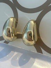 Load image into Gallery viewer, “Marion” Gold Tear Drop Earrings