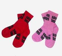 Load image into Gallery viewer, French Vanilla &quot;Tetris&quot; Kids Sport Socks.