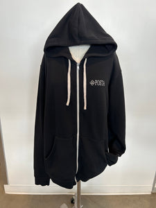 “M.O.E” zip up hoodie POSTA