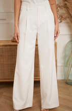 Load image into Gallery viewer, Timeless Double-Breasted Wide-Cut Plain Pants