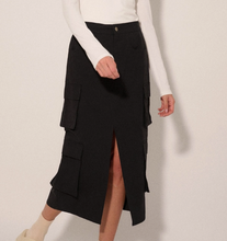 Load image into Gallery viewer, &quot;Betty&quot; Cargo Pocket Midi Skirt