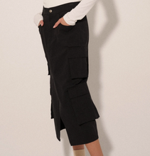 Load image into Gallery viewer, &quot;Betty&quot; Cargo Pocket Midi Skirt