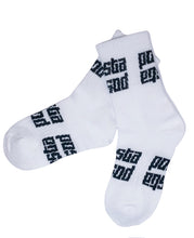 Load image into Gallery viewer, French Vanilla &quot;Tetris&quot; Kids Sport Socks.